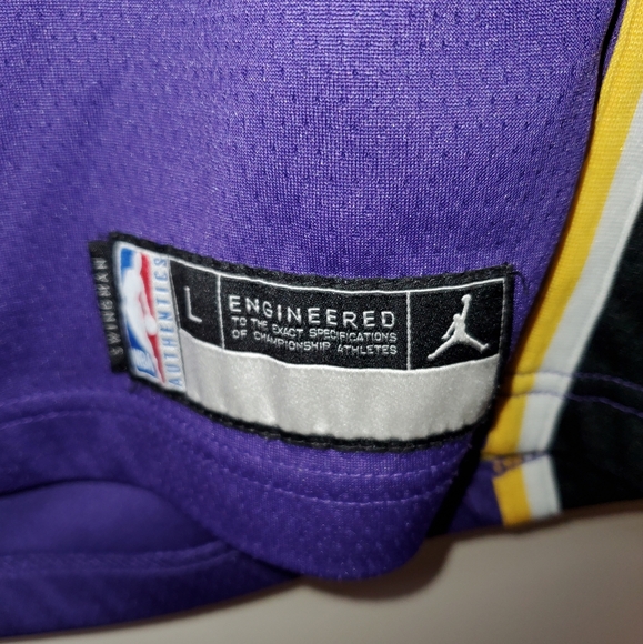 Jordan NBA Statement Edition Swingman - LeBron James Los Angeles Lakers Sz Youth - Picture 2 of 6